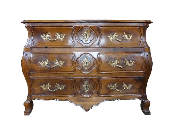 restauration meuble ancien commode tombeau en noyer